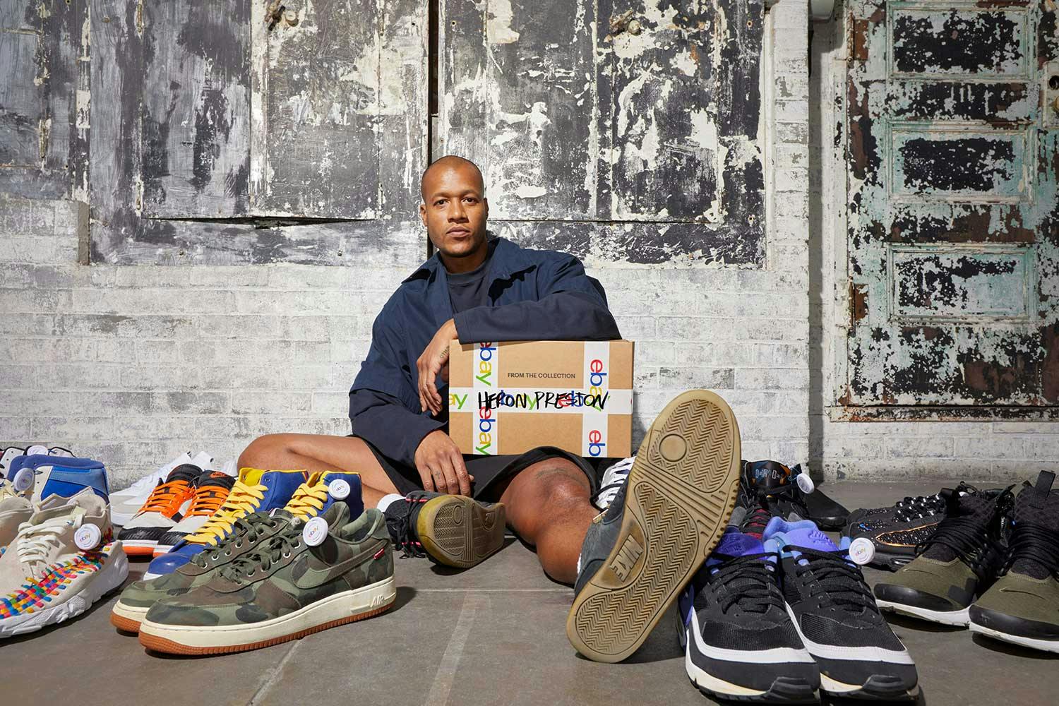 Heron Preston Auctions Off Rare Sneaker Collection With eBay Drop